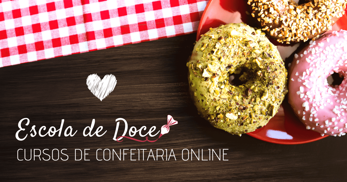 Escola De Doce Cursos De Confeitaria Online Aprenda Agora