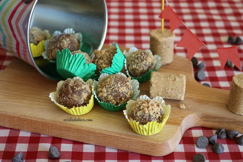 Receita de Brigadeiro de Paçoca