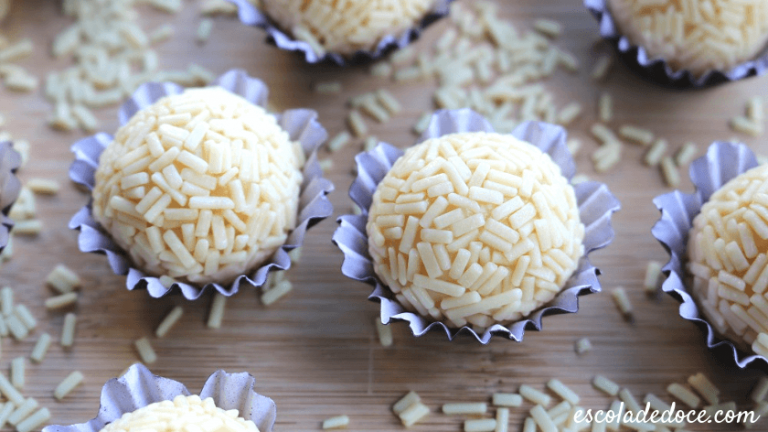 → Receita De Brigadeiro Branco Como Fazer Tradicional Gourmet 5379