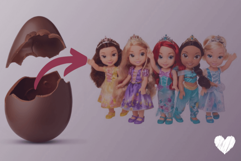 Ovos de Páscoa das Princesas: Personagens Mais Vendidas