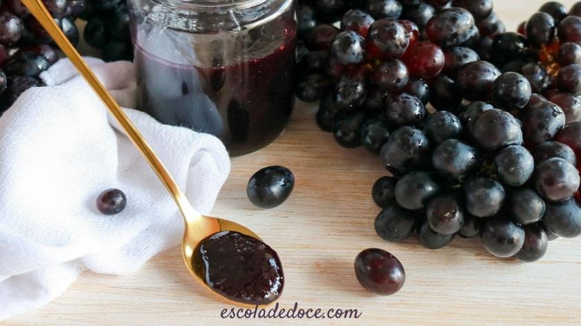 Receita de Geleia de Uvas, só 3 ingredientes! 🍇 