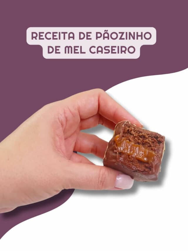 Pãozinho De Mel Caseiro Coberto com Chocolate